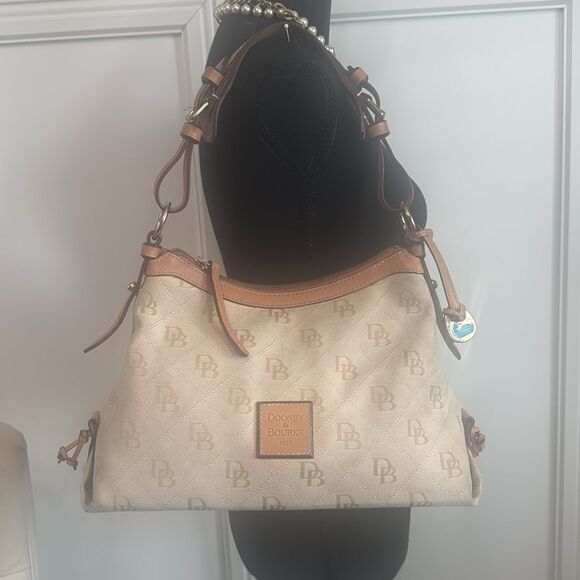 Dooney & Bourke East/West Slouch 1975 Signature Anniversary Bag - Picture 3 of 15